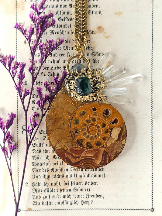 Ammonite amulet