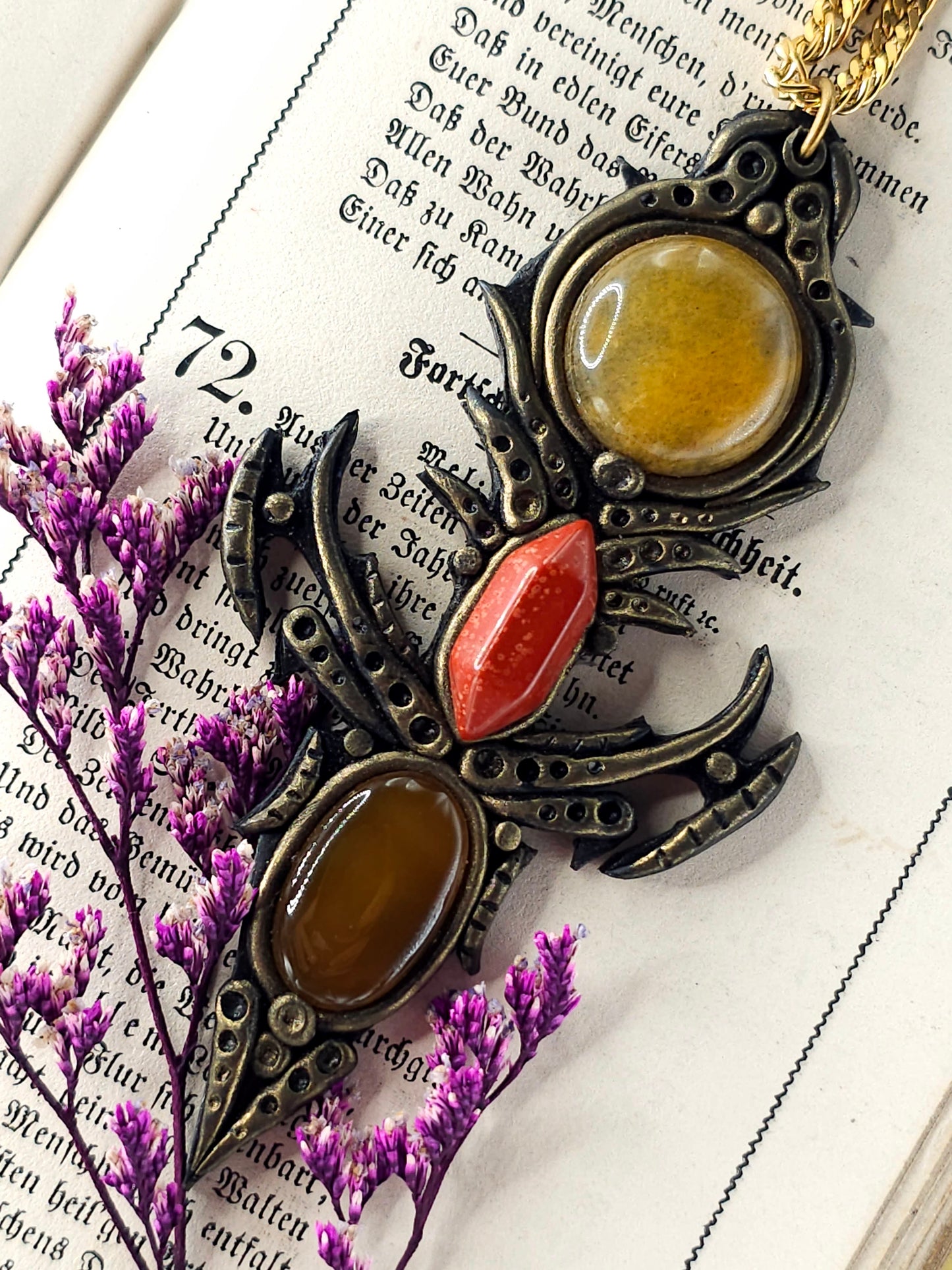 Carnelian tribal amulet