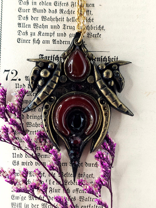 Carnelian tribal amulet