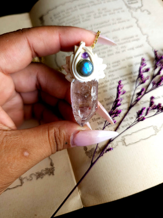 Vera Cruz amethyst amulet